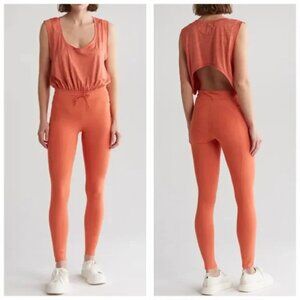 Free People Movement Off To The Races Jumpsuit Onesie Size S NWT